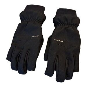 Mens XL Winter Gloves by Head: Black, Like New, Windproof, Ski & Snowboard!